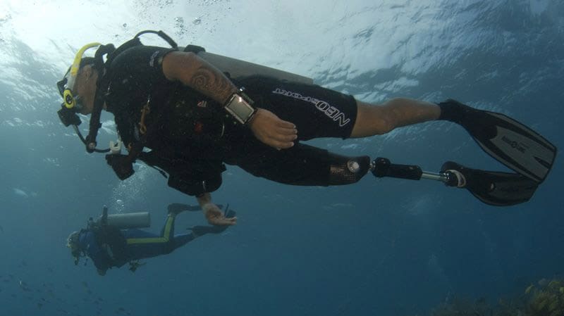 disabled-diver SDI Scubility Dive Buddy Program