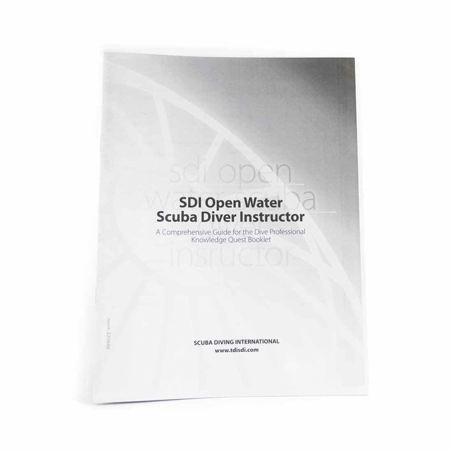 SDI OW Instructor KQ Booklet