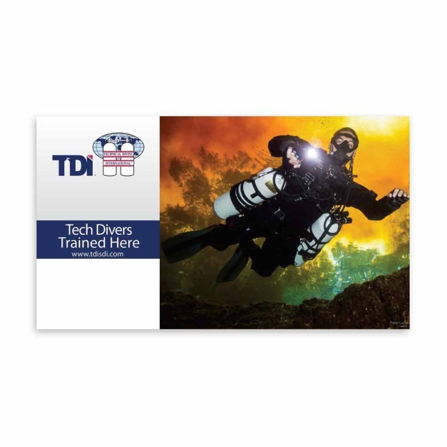TDI Diver Window Decal