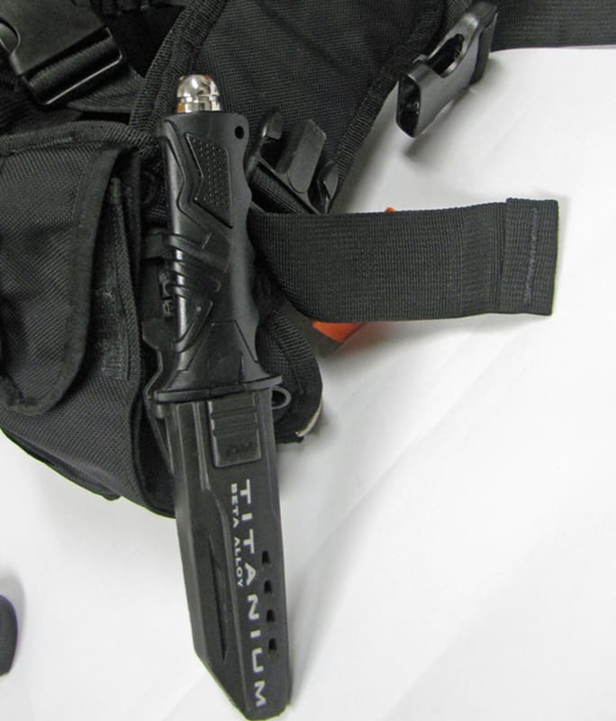 Zegal Ranger BCD Titanium Knife Saguaro Scuba