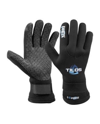 Tilos 3mm Forte Titanium Velcro Gloves