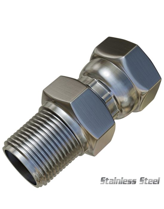Fitting High Pressure Air 1/4″ Female Swivel X 1/4″ Male NPT (Stainless Steel) Saguaro Scuba