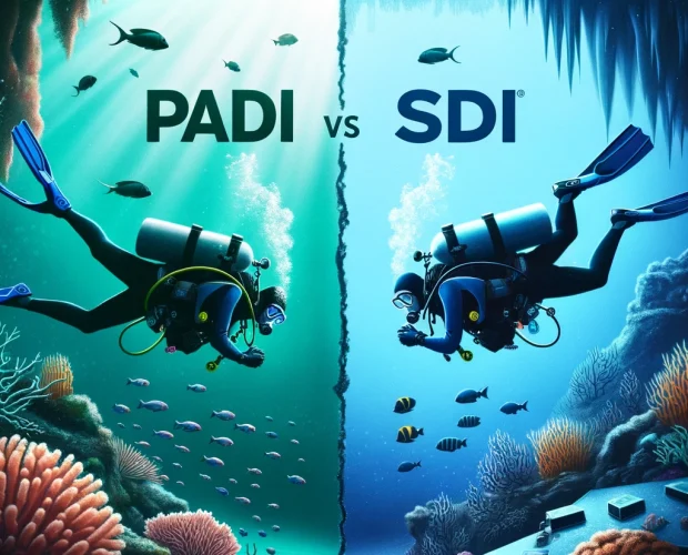PADI vs SDI scuba diving