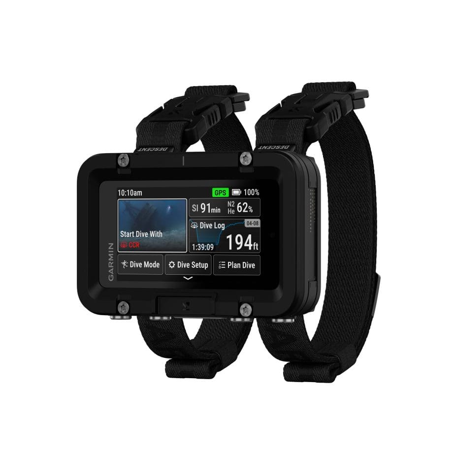 Garmin Descent X50i Front Left Homescreen at Saguaro Scuba